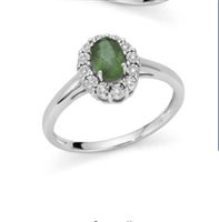 Anello Oro Gioia Donna in Oro Smeraldo OAE12415.006